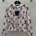 LV Monogram Hooded Zipper Jacket