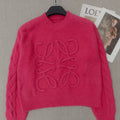 Loewe Tang Yan Mohair Logo Knit Sweater