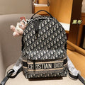 Dior Classic Embroidered Fabric Backpack