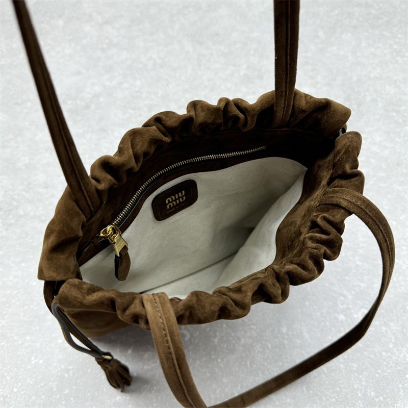 Miu Miu Joie Suede Brown Bag
