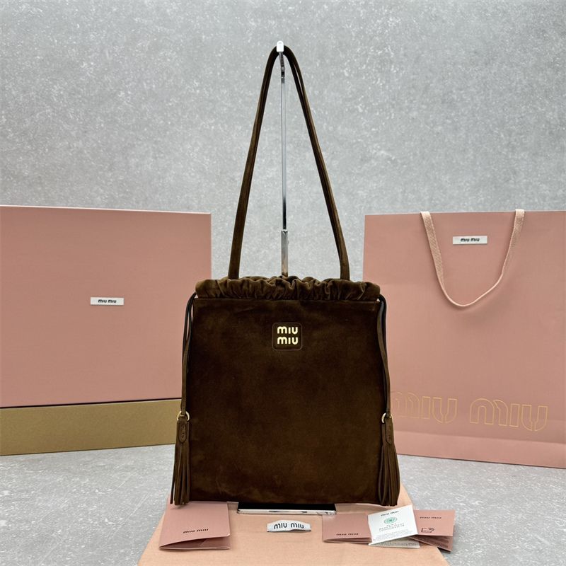 Miu Miu Joie Suede Brown Bag