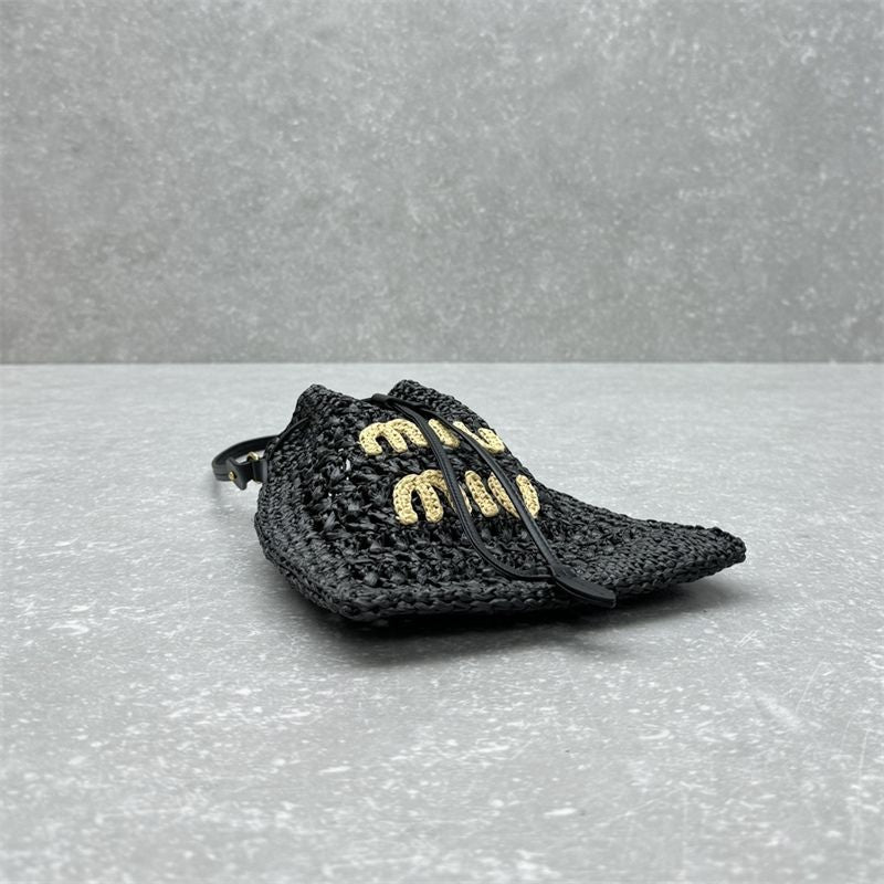 Miu Miu Woven Fabric Mini Bag