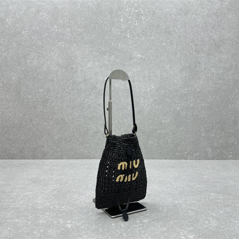 Miu Miu Woven Fabric Mini Bag