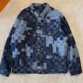 LV Plaid Couple Denim Jacket