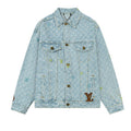 LV Vintage Light Blue Denim Jacket