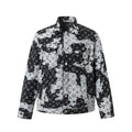 LV Monogram Printed Denim Jacket