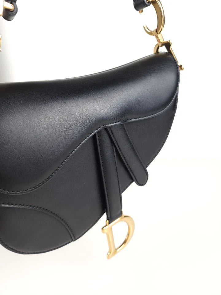 Dior Saddle Leather Shoulder Bag