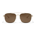 Aviator sunglasses in Gold Brown